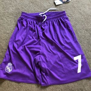 Christiano Ronaldo Real Madrid Men’s Soccer Shorts